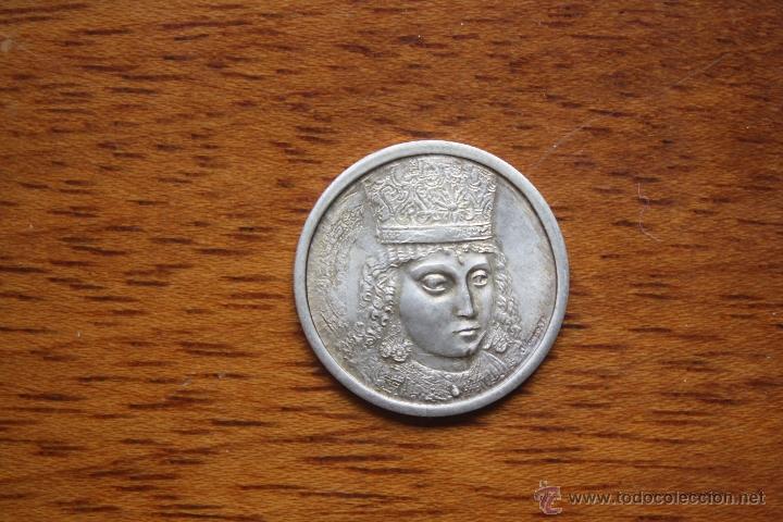 Monedas locales: Ficha ISABEL LA CATOLICA,  CENTENARIO 1493-1993. - Foto 1