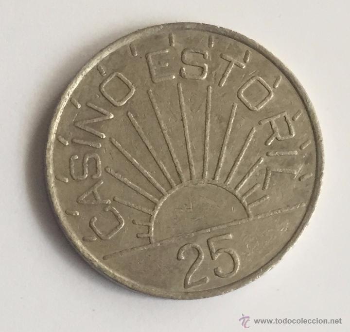 Monedas locales: FICHA CASINO ESTORIL - 25 - Foto 1