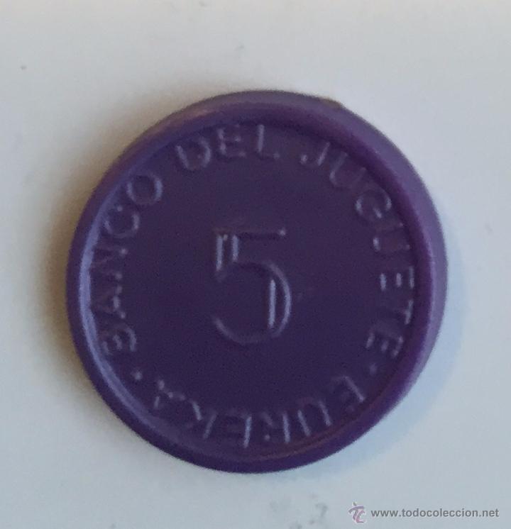Monedas locales: FICHA BANCO DEL JUGUETE - EUREKA - 5 - Foto 2