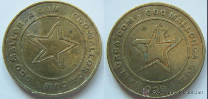 Monedas locales: Ficha o Token 30mm GCO Mallorca.com - Foto 1