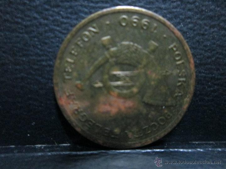 Monedas locales: ficha de telefonos polonia - Foto 1