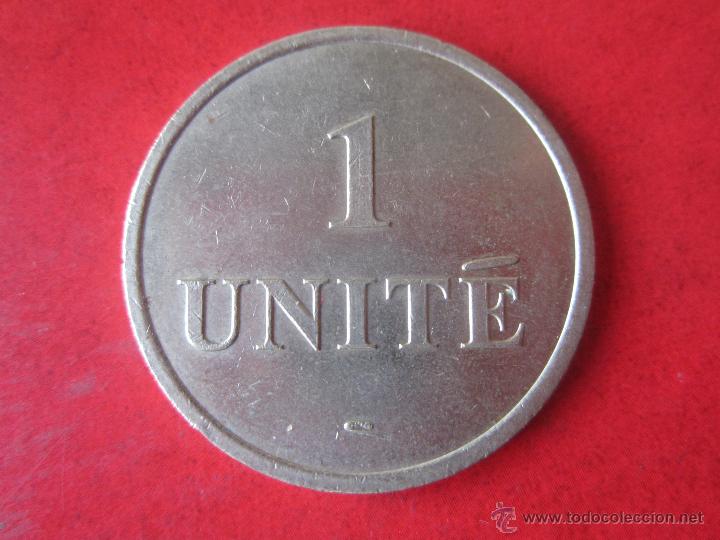 Monedas locales: Ficha token. 1 unit&eacute; - Foto 2