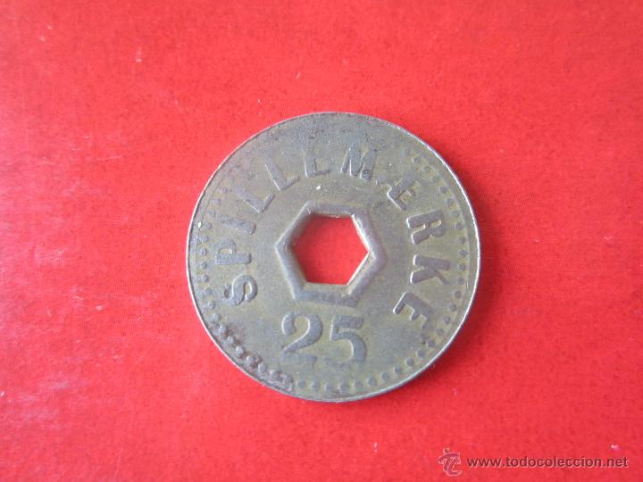 Monedas locales: Ficha Spillemark 25 - Foto 1