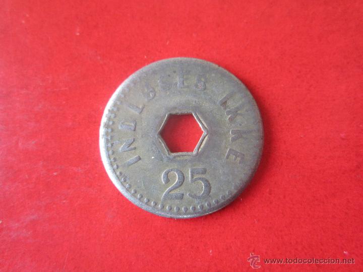Monedas locales: Ficha Spillemark 25 - Foto 2