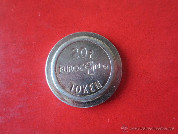 Monedas locales: Ficha de 20 pence. eurocoin AL - Foto 2