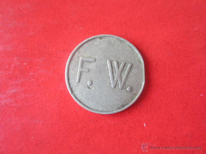 Monedas locales: Ficha FW. Barcelona - Foto 1