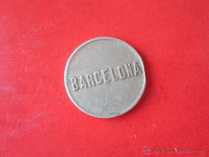 Monedas locales: Ficha FW. Barcelona - Foto 2