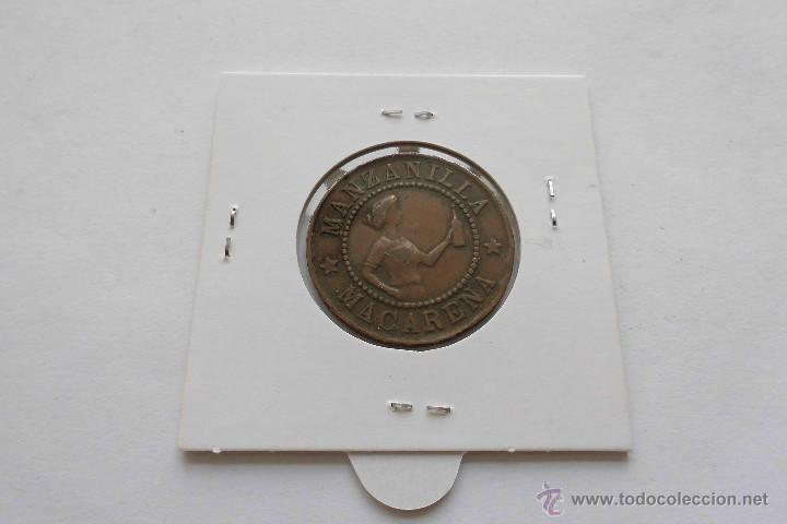Monedas locales: Ficha Co&ntilde;ac caballero, manzanilla macarena - Foto 2