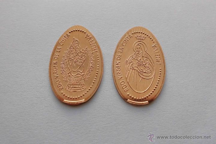 Monedas locales: Moneda elongada Virgen de la cinta Huelva - Foto 1