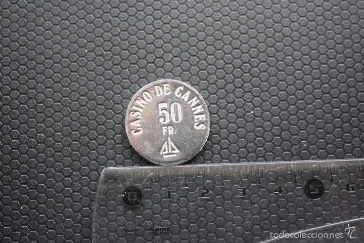Monedas locales: Ficha del  CASINO DE CANNES, 50 francos. - Foto 1