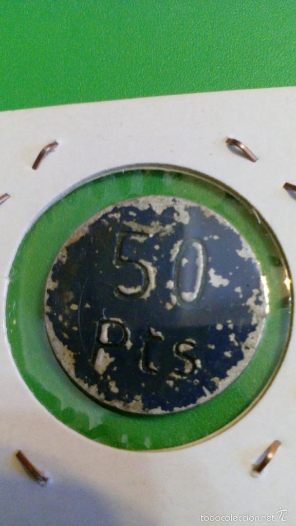 Monedas locales: FICHA CONSUMICION 50 PESETAS - Foto 2