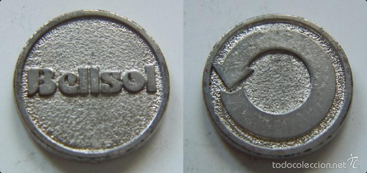 Moedas locais: FICHA BELLSOL 19 mm.