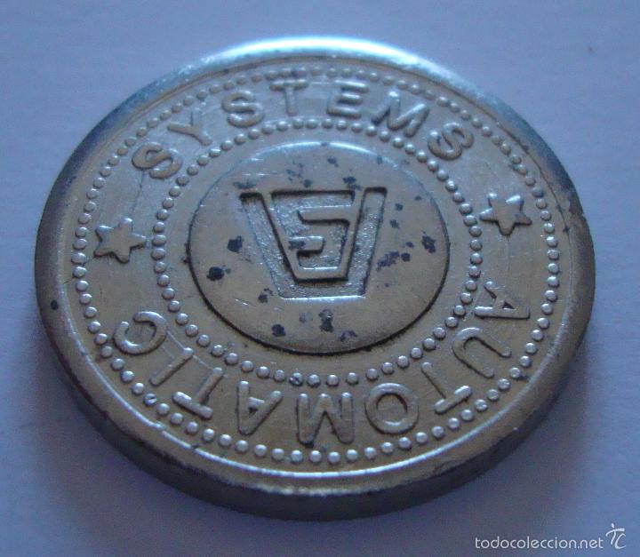 Moedas locais: (TC-3) FICHA AUTOMATIC SYSTEMS METALICA