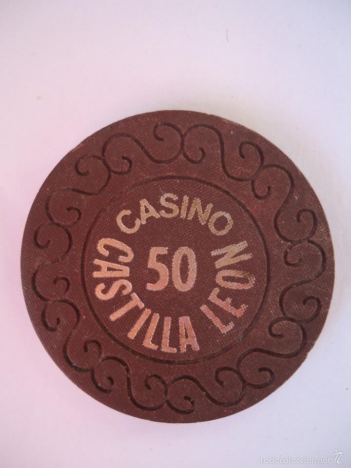 Monedas locales: FICHE DE CASINO DE 50 CASTILLA LEON. --- 20 - Foto 1