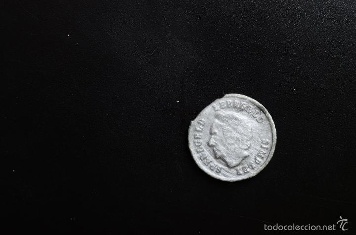 Monedas locales: FICHA - SPEELGELD LEERGELD SIMPLEX -  EN MONEDA DE 25 CENTIMOS DE HOLANDA DE 1948 - Foto 1