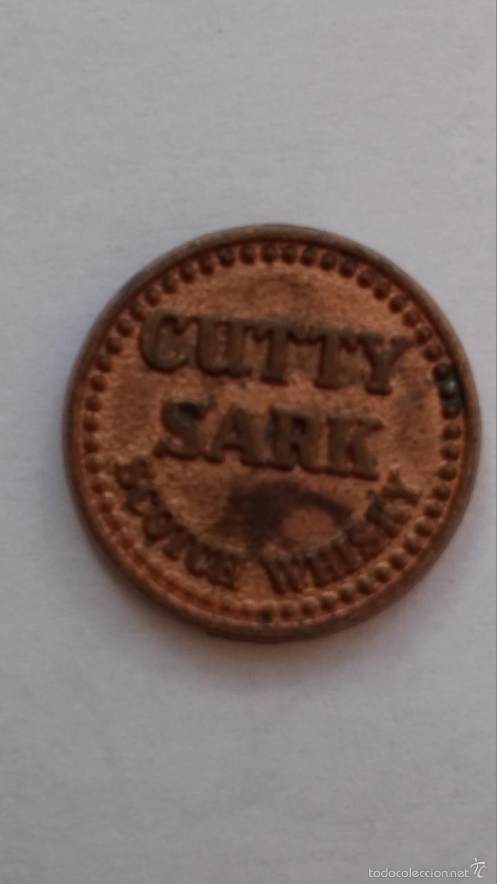 Moedas locais: Ficha ,moneda de publicidad de whisky cutty sark