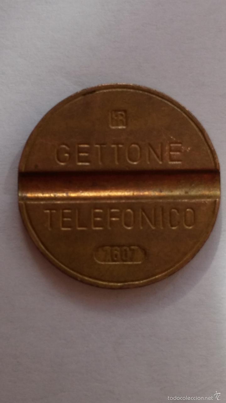 Moedas locais: Ficha ,de telefono italiana ,gettone telefonico 7607