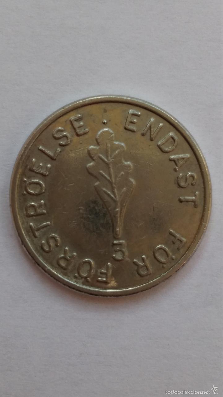 Monedas locales: Ficha, moneda de suecia de 2,5 cms de diametro - Foto 1