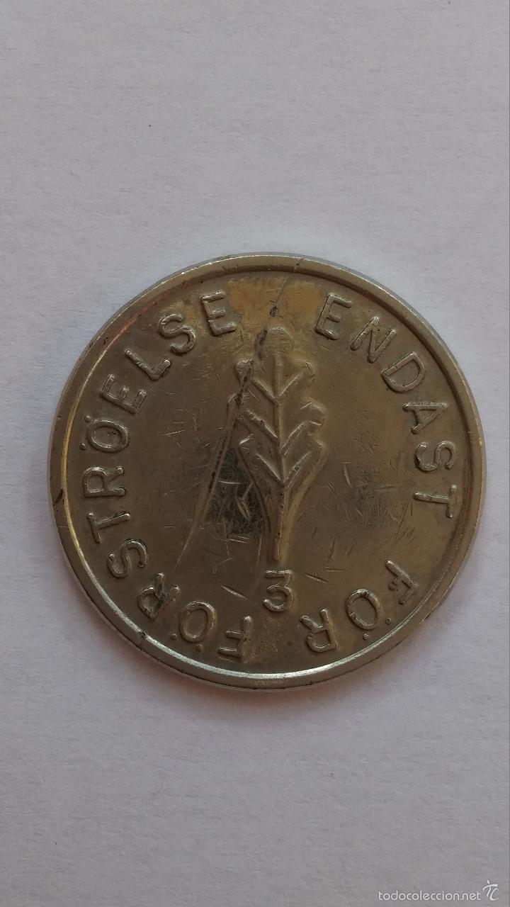 Monedas locales: Ficha, moneda de suecia de 2,5 cms de diametro - Foto 2