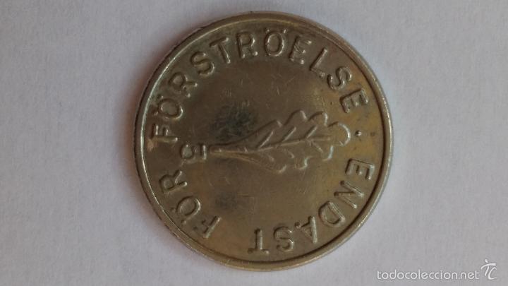 Monedas locales: Ficha, moneda de suecia de 2,5 cms de diametro - Foto 3