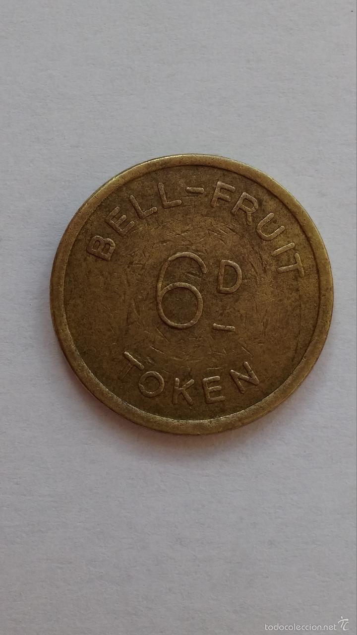 Monedas locales: Ficha ,moneda ,token ,bell-fruit - Foto 1