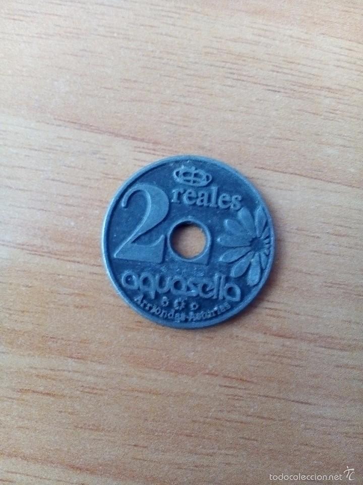 Monnaies locales: 2 reales de Aquasella Arriondas Asturias