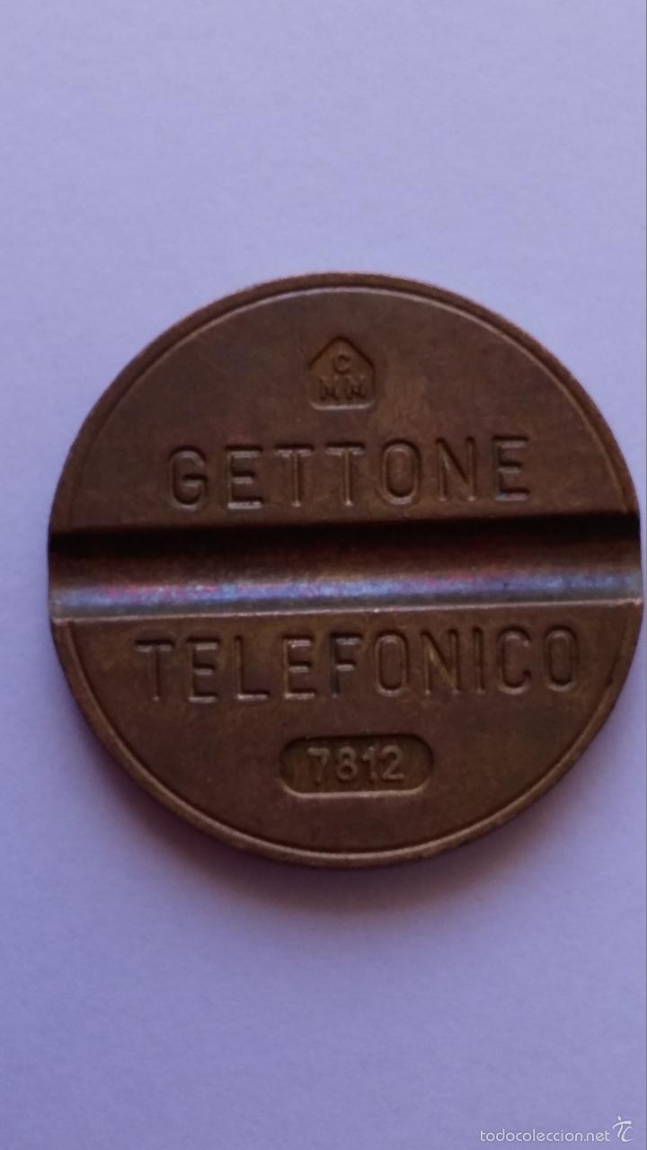 Moedas locais: Ficha , de telefono italiana ,gettone telefonico , 7812