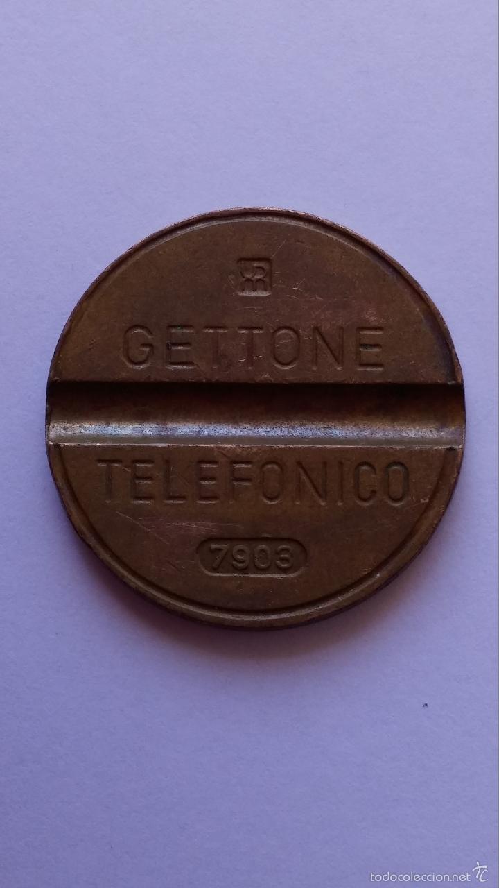 Moedas locais: Ficha , de telefono italiana ,gettone telefonico , 7903