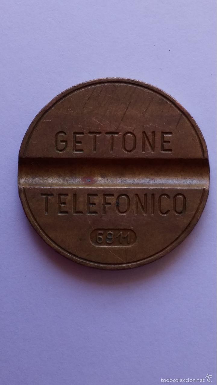 Moedas locais: Ficha , de telefono italiana ,gettone telefonico , 6911