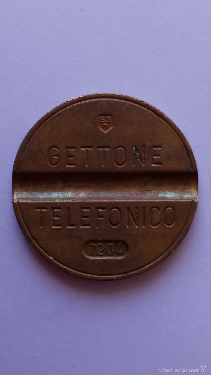 Moedas locais: Ficha , de telefono italiana ,gettone telefonico , 7204