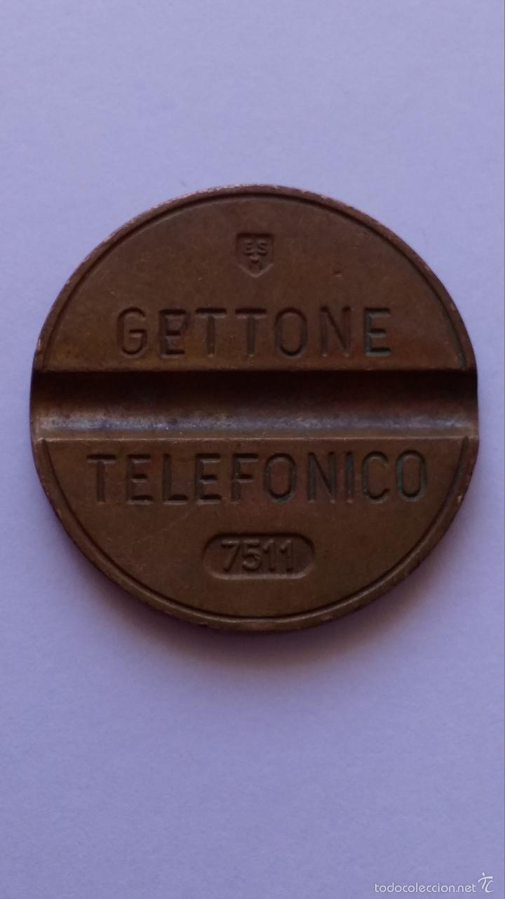 Moedas locais: Ficha , de telefono italiana ,gettone telefonico , 7511