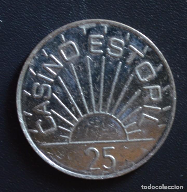 Monedas locales: FICHA  -  JETON  -  TOKEN  -  CASINO ESTORIL - Foto 2