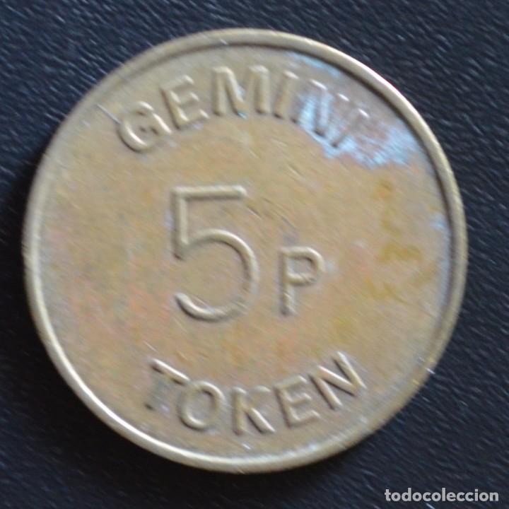 Monedas locales: FICHA  -  JETON  -  TOKEN  -  GEMINI TOKEN - Foto 1