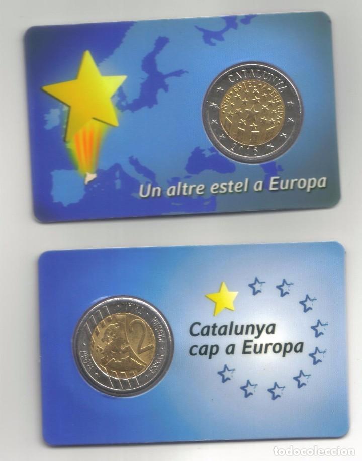 Monedas locales: PRUEBA MONEDA DE 2 DE CATALUNYA 2014 + 2015 - Foto 4