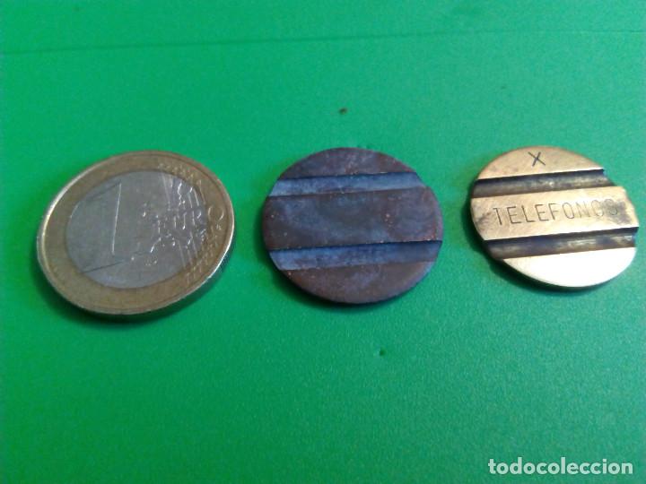 Monedas locales: LOTE DE DOS FICHAS DE TELEFONO - Foto 1