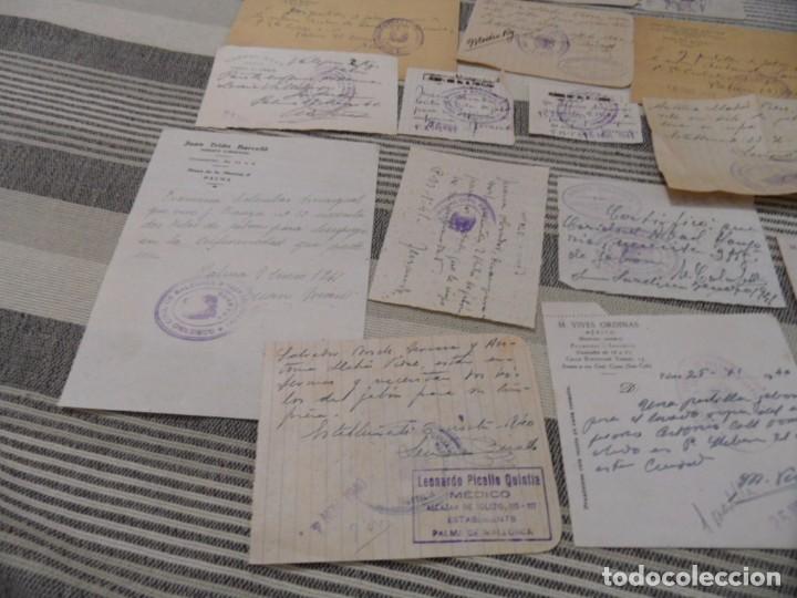 Monnaies locales: 1940-1941 LOTE DE 16 DIVERSOS VALES DE LA POSGUERRA VARIOS SELLOS OFICIALES DISTINTOS