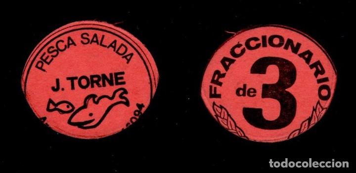 Monnaies locales: FM- 127 VARIEDAD TROQUELADO PARCIAL - OVAL  - VALE MONEDA de 3 Pta emitido el  a&ntilde;o 1977 ante la falt