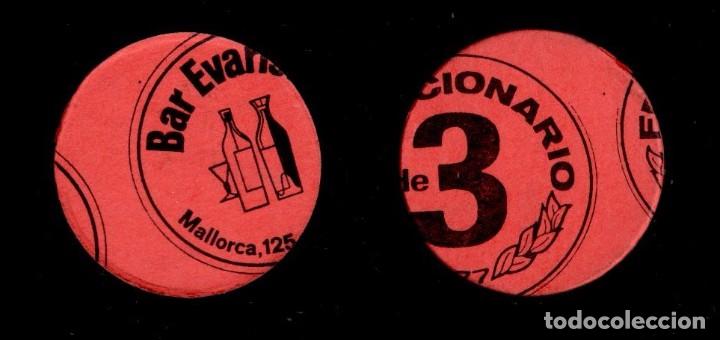 Monnaies locales: FM- 87 VARIEDAD TROQUELADO MUY DESPLAZADO - VALE MONEDA de 3 Pta emitido el  a&ntilde;o 1977 ante la falta