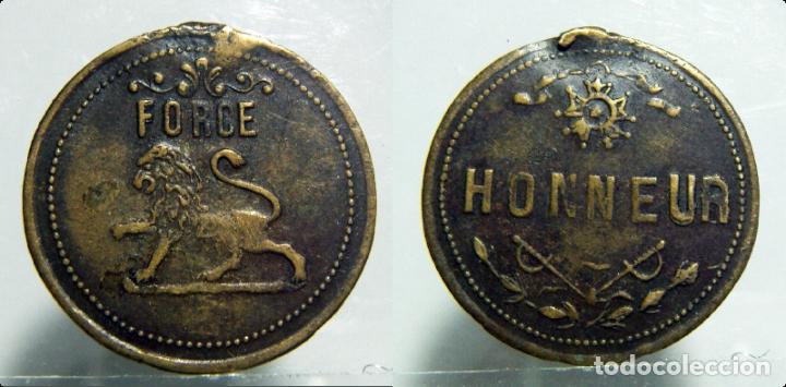 Monedas locales: JETON FRANCES FORCE. HONNEUR. S XIX - Foto 1