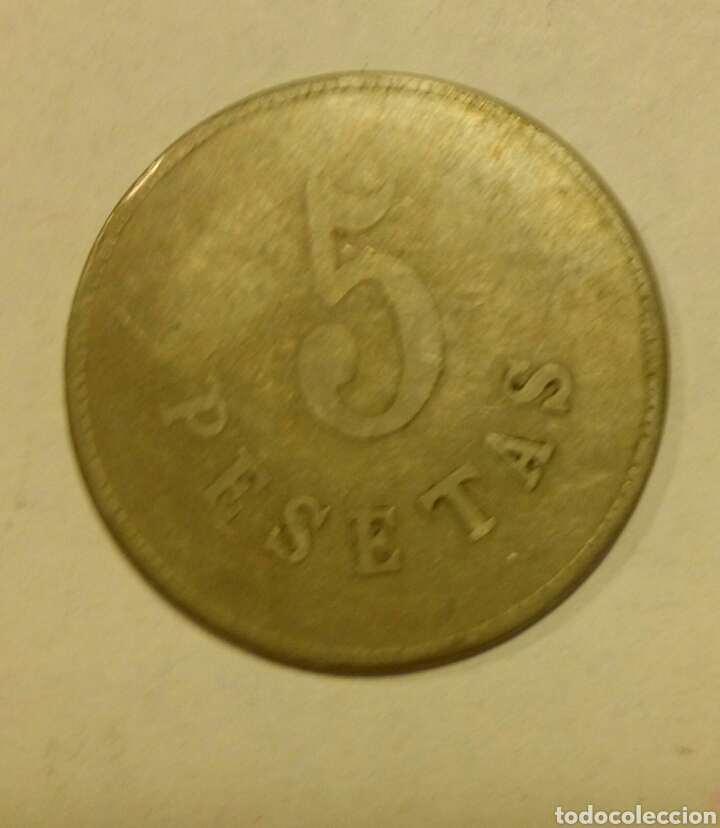 Monedas locales: FICHA CASINO 5 PESETAS - Foto 2