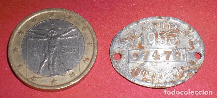Monedas locales: Ficha antirrabica 1958 Ciudad Real - Foto 1