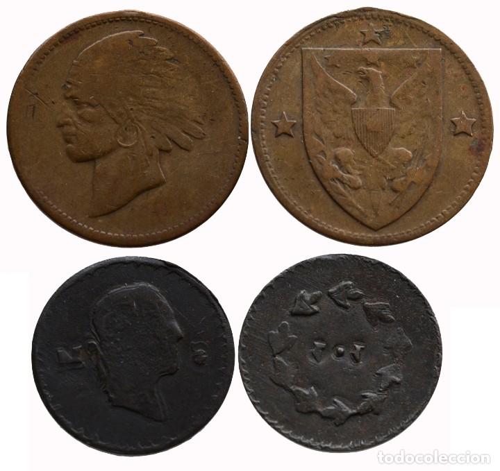 Monnaies locales: DOS JETONES A CLASIFICAR