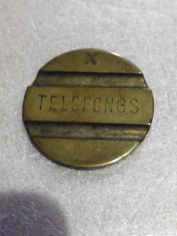 Monedas locales: FICHA TEL&Eacute;FONO ESPA&Ntilde;A. SERIE X. TELEF&Oacute;NICA - Foto 1