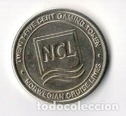 Monedas locales: FICHA CASINO NCL 25 CENTAVOS - Foto 2