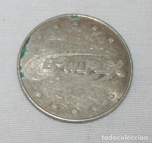Moedas locais: FICHA A IDENTIFICAR, BOWLPLEX O BOWL PLEX NO CASH VALUE, MEDALLA JETON TOKEN
