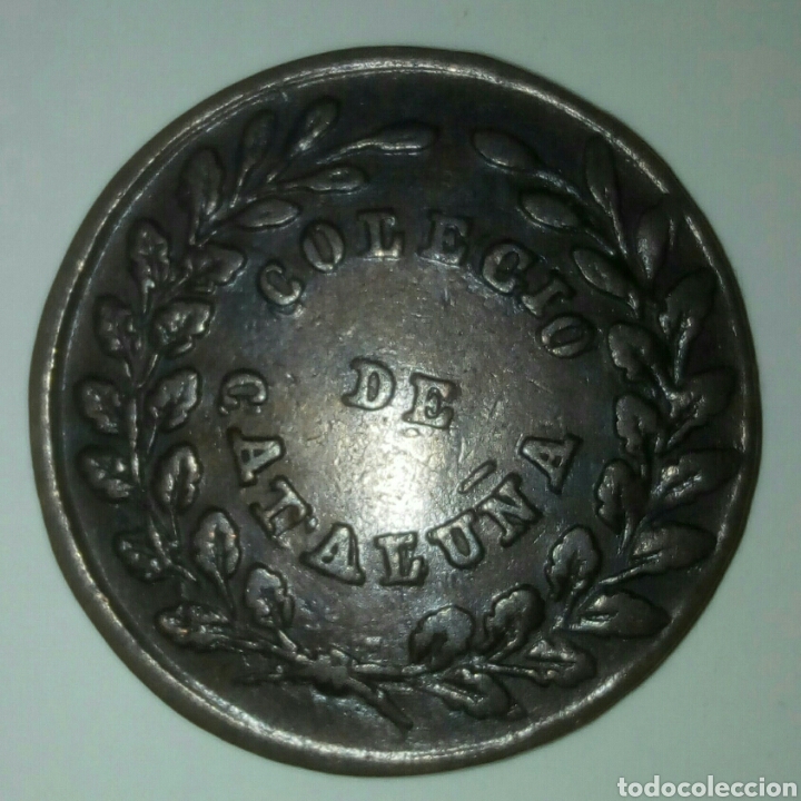 Monedas locales: Ficha token colegio de catalu&ntilde;a - Foto 1