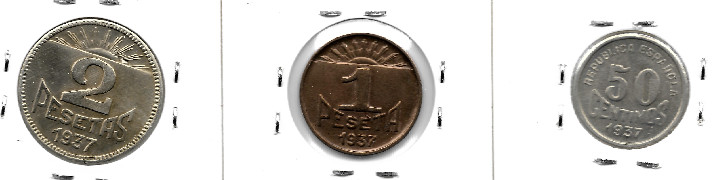 Monedas locales: Consejo de Asturias y Le&oacute;n (SERIE COMPLETA) - Foto 2