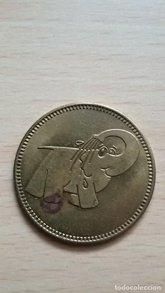 Monedas locales: MONEDA FICHA ELEFANTE AZUL - Foto 1