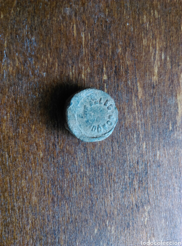 Monedas locales: Plomo precinto aduana - Foto 2