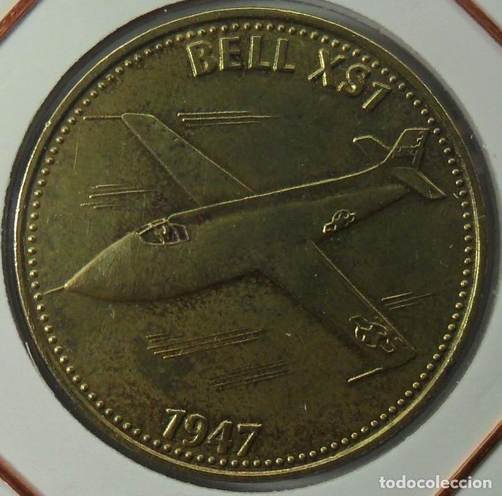 Monedas locales: FICHA SHELL CONMEMORATIVA - BELL XS1 - 1947 - Foto 1